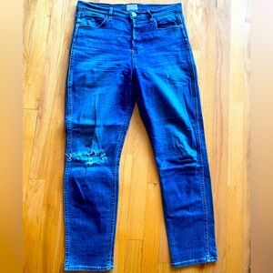 Hudson distressed skinny jeans